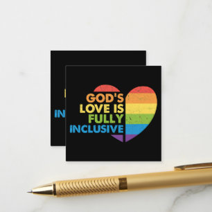 God Gay Christian Lgbt Enclosure Card