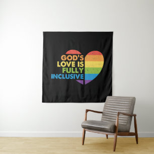 God Gay Christian Lgbt Tapestry
