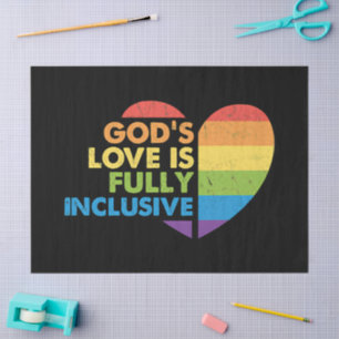 God Gay Christian Lgbt Tissue Paper