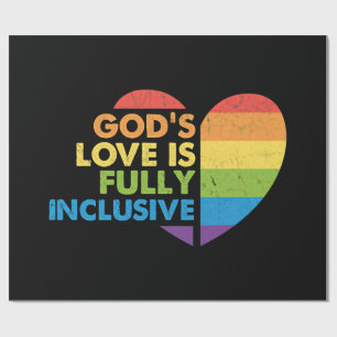 God Gay Christian Lgbt Wrapping Paper