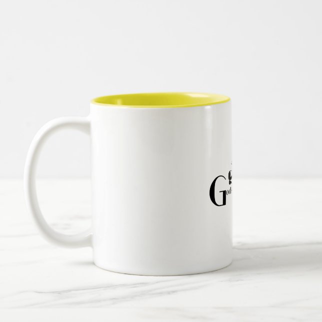 God-Given University Yellow Emblem Mug (Left)