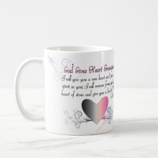 God Gives Heart Transplants Coffee Mug