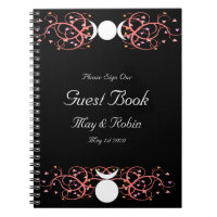 God & Goddess Guestbook for a Wiccan Handfasting