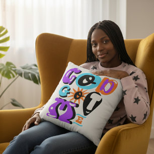 God Got Me Retro Christian Faith Style Cushion