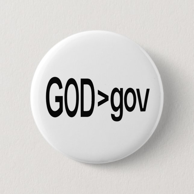 God > gov Lapel Pin (Front)