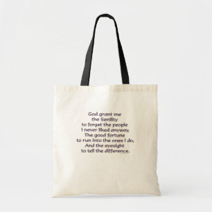 God Grant Me Humour Tote Bag
