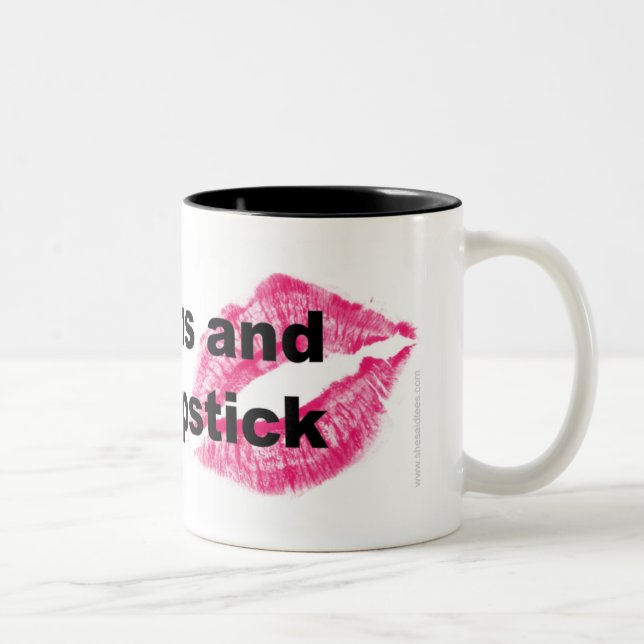 God, Guns and Lipstick Sarah Palin Mug (Right)