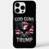 God Guns And Trump Eagle American Flag Vintage