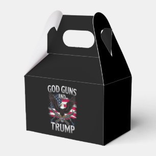 God Guns And Trump Eagle American Flag Vintage Favour Box