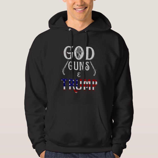 God Guns And Trump Shirt for men & women (Front)