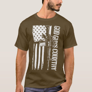 God Guns Country Ar15 Gun Rights America 2nd Amend T-Shirt