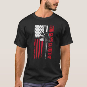 God Guns Country Ar15 Gun Rights America 2nd Amend T-Shirt