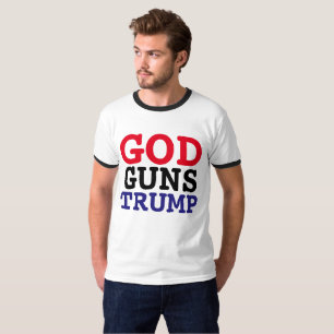 GOD GUNS DONALD TRUMP t-shirts