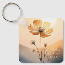 God Has a Good Plan for Me Keychain