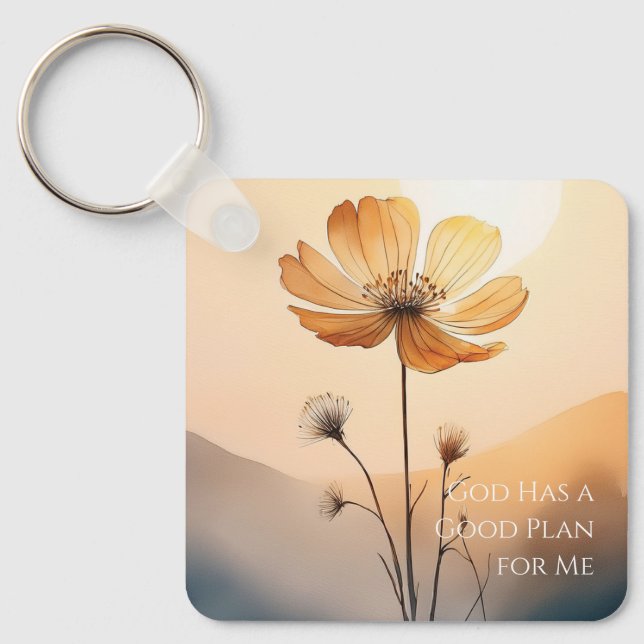 God Has a Good Plan for Me Keychain (Front)