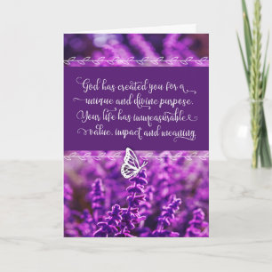 God has Created you for Great Purpose Card