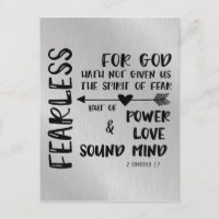 God Has not given us Spirit of Fear Scripture