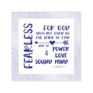 God Has not given us Spirit of Fear Scripture Self-inking Stamp
