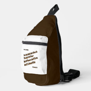 God Hath Not Given Us The Spirit Of Fear  Sling Bag