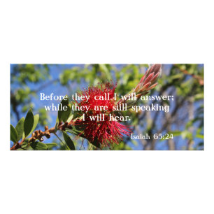 God Hears You Bible Verse Rack Card