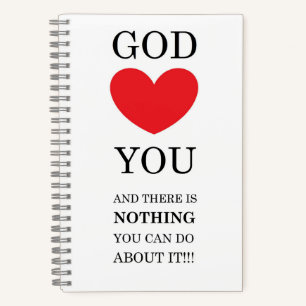 God Heart You Notebook