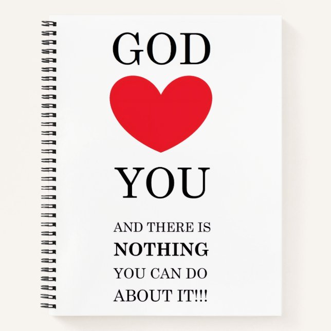 God Heart You Notebook (Front)