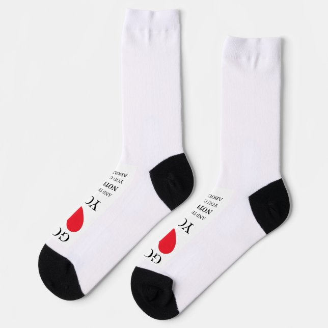God Heart You Socks (Left)