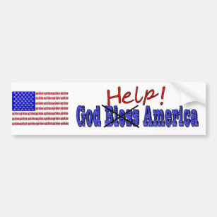 God Help America Bumper Sticker