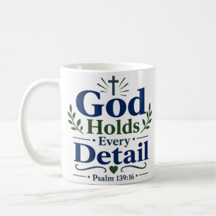 God Holds Every Detail Spiritual Encouragement Coffee Mug