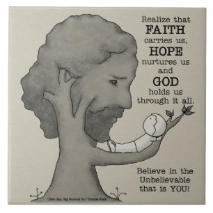 God Holds Us Tile