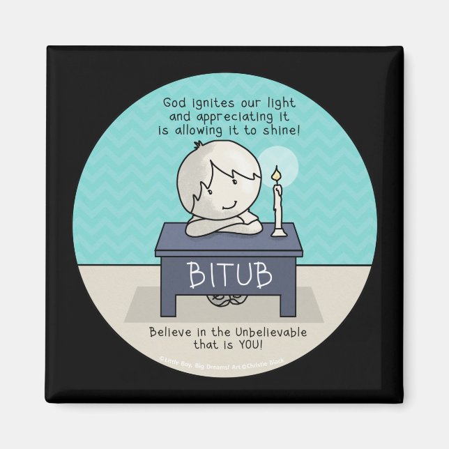 God ignites our Light Magnet (Front)