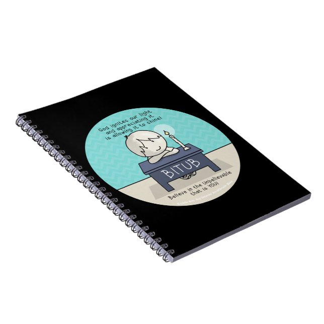 God ignites our Light Notebook (Right Side)