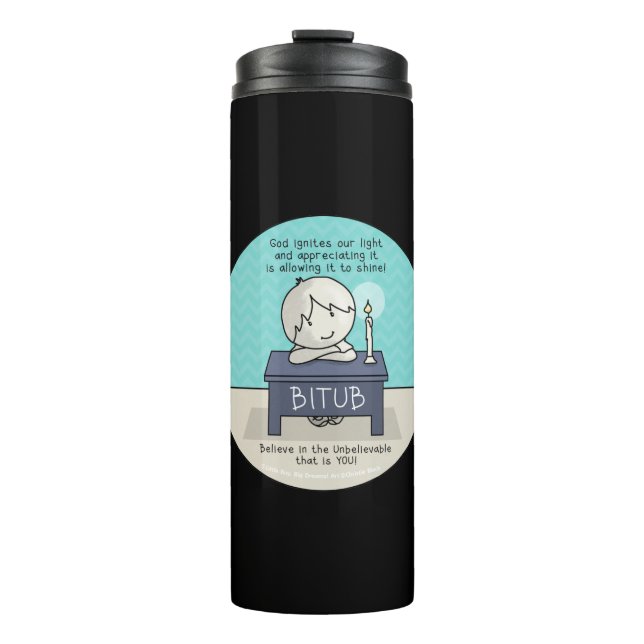 God ignites our Light Thermal Tumbler (Front)