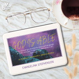 GOD IS ABLE Stylish Personalised Christian