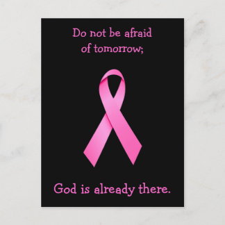 God Is Already There Cancer Awareness Postcard