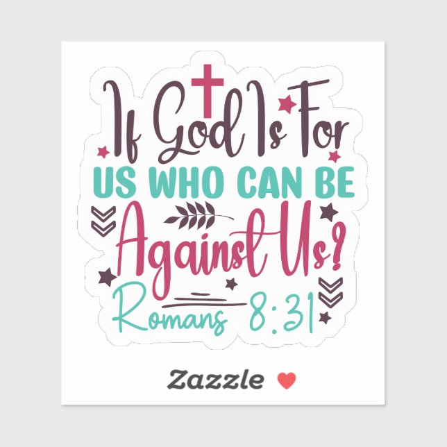 God Is Always With Us: Romans 8 Graphic (Sheet)