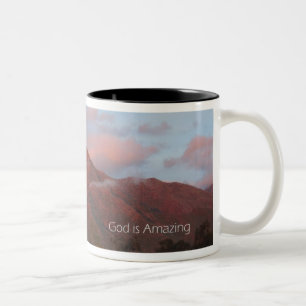 God is Amazing Two-Tone Coffee Mug