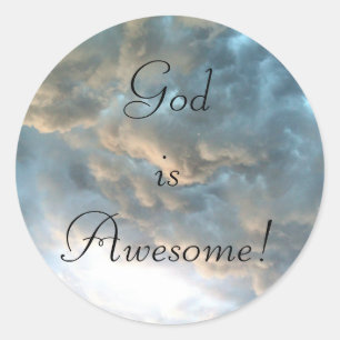 God is Awesome! Sticker