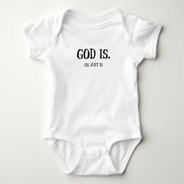 GOD IS baby body suit Bodysuit (Front)