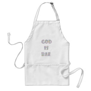 god is bae standard apron