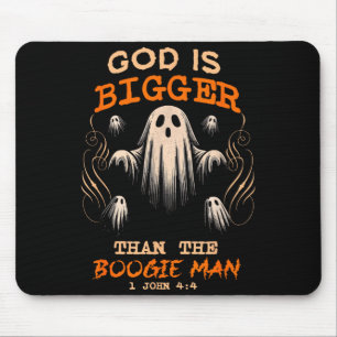 God Is Bigger Soky Season Christian Funny Hallowee Mouse Mat