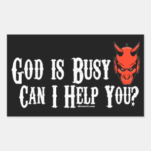 God is Busy B stickers