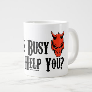God is Busy Can I Help You Large Coffee Mug