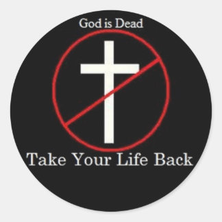 God is Dead Classic Round Sticker