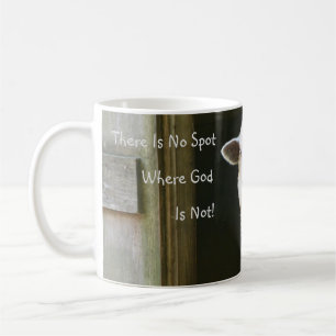 God Is Everywhere Sheep Coffee Mug