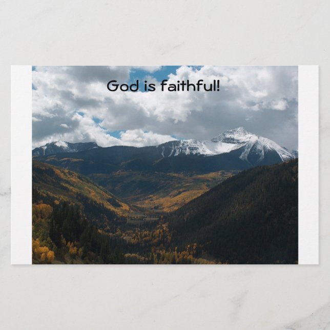 God is Faithful (Front)