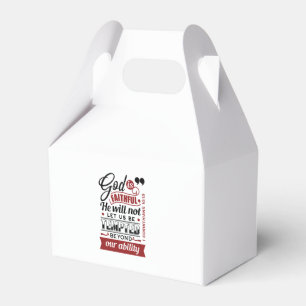 God Is Faithful – 1 Corinthians 10:13 Bible Verse Favour Box