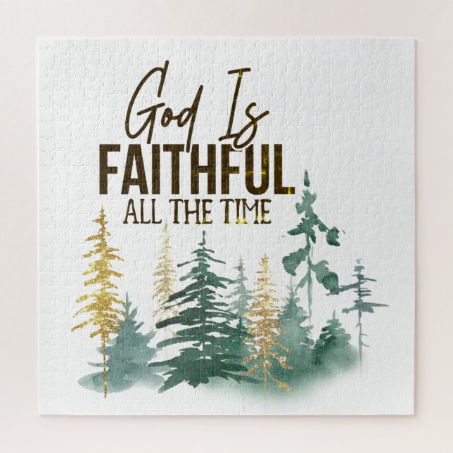 God is Faithful All the Time  Jigsaw Puzzle (Vertical)
