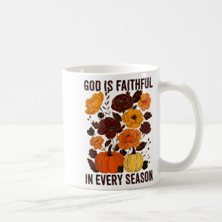 God Is Faithful In Every Season Christian Fall Boh Coffee Mug