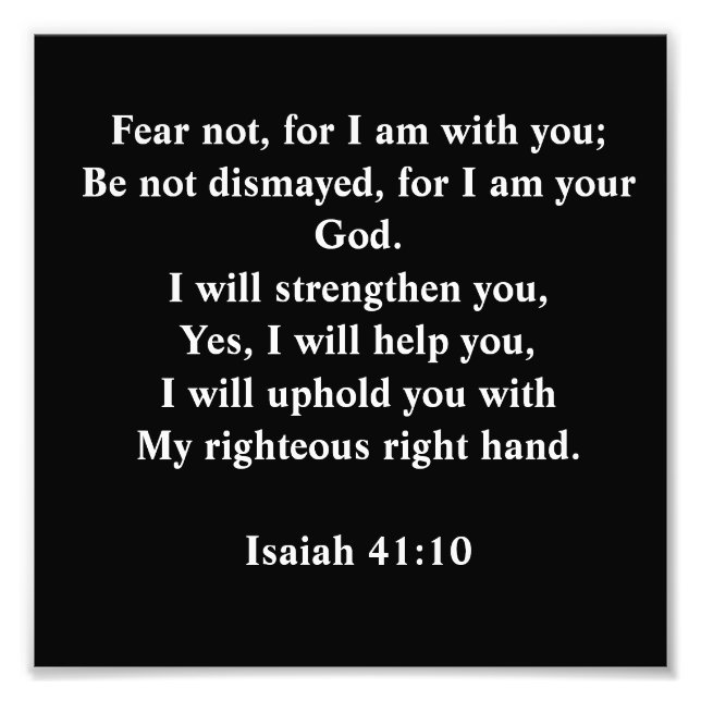 God is faithful photo print (Front)